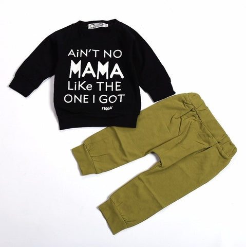 This statement graphic print sweatshirt is great for a playdate, at school, or out on an excursion with his friends.  PRODUCT DETAILS,  Long sleeves with banded cuffs Crewneck, Graphics on front Banded hem jogger, Hand and machine washable, Cotton blend 